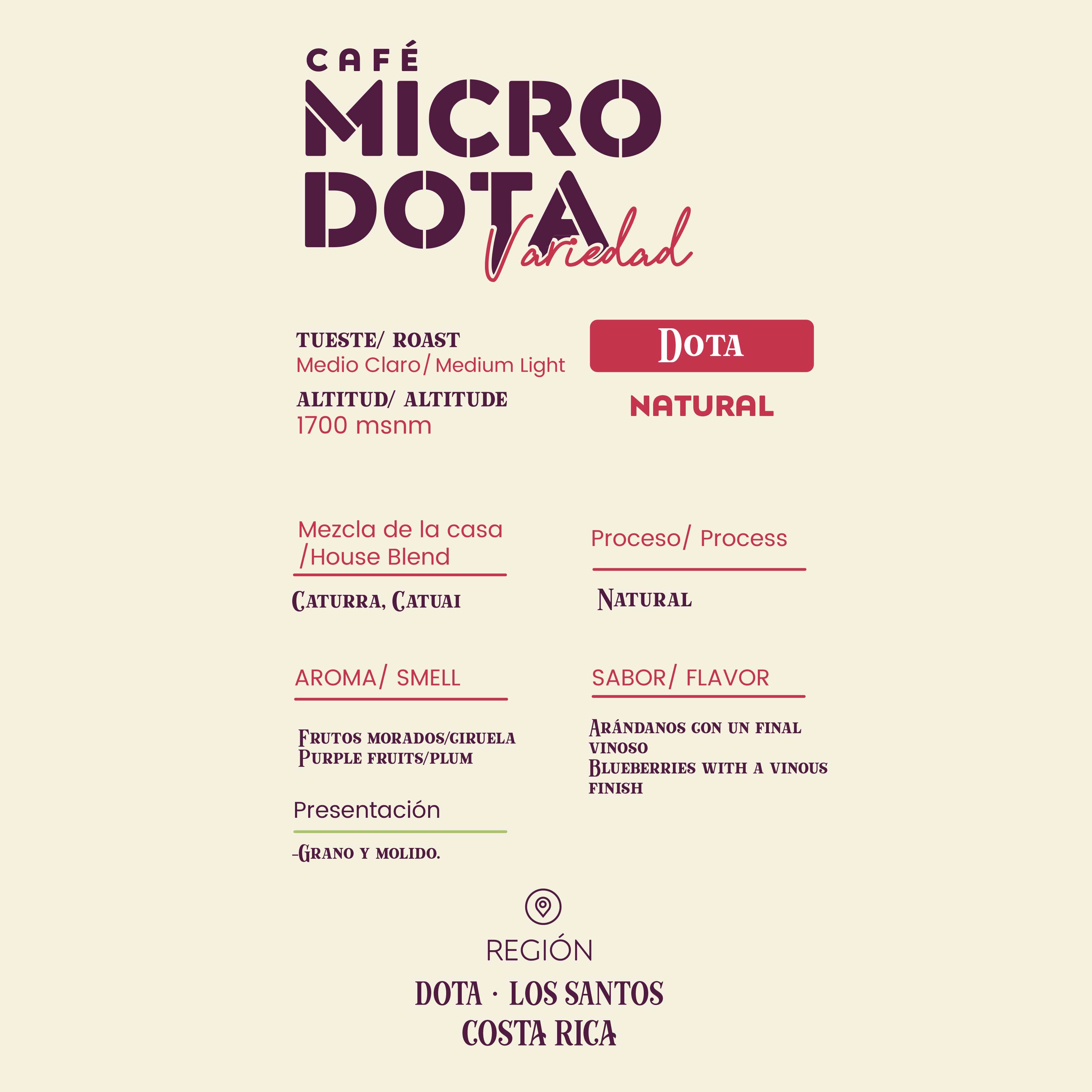 Microdota - Natural 250 g - Imagen 2